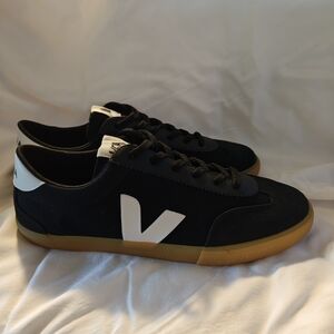 Veja Volley Canvas Black and White Sneakers